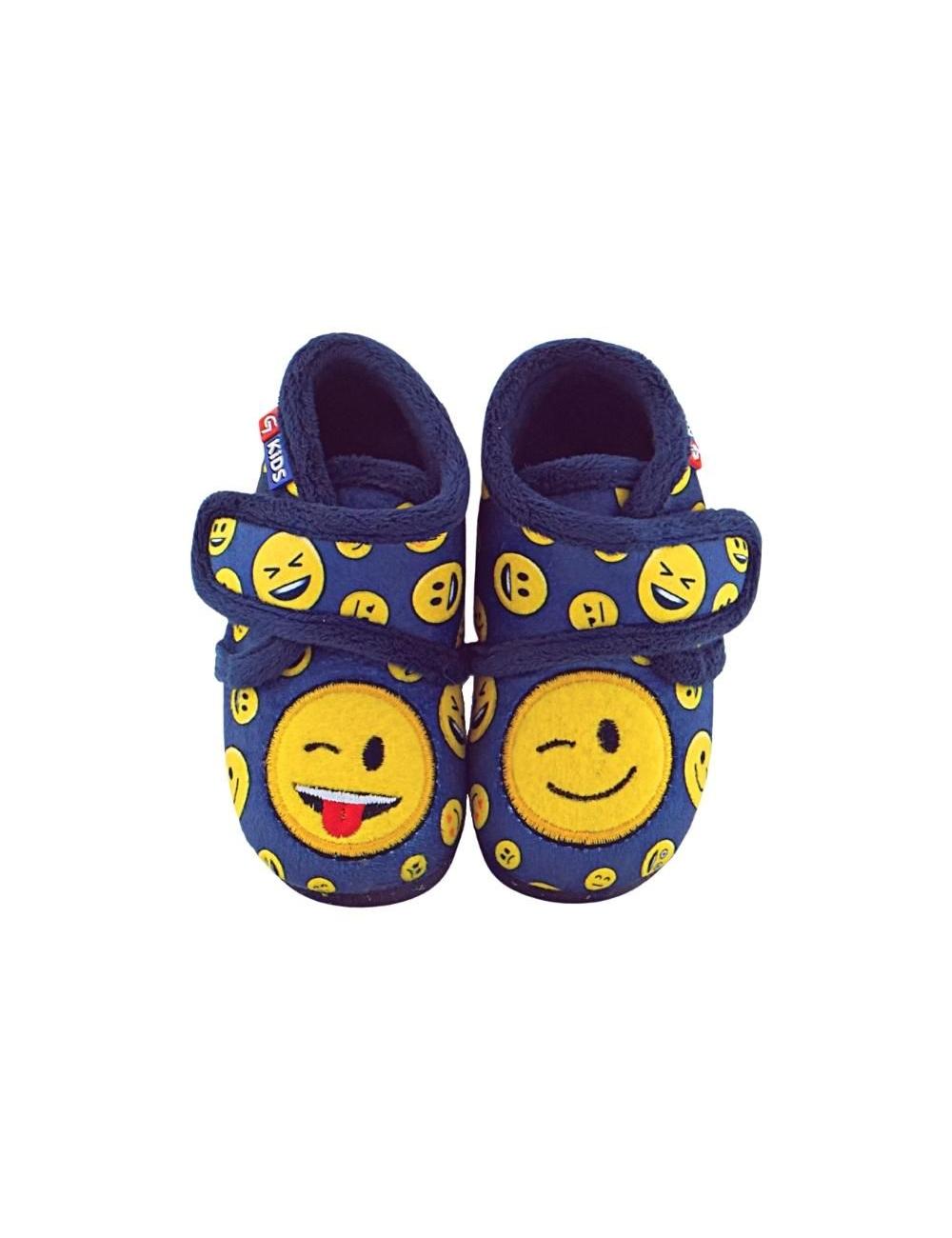 Zapatillas Niño Velcro y Emojis