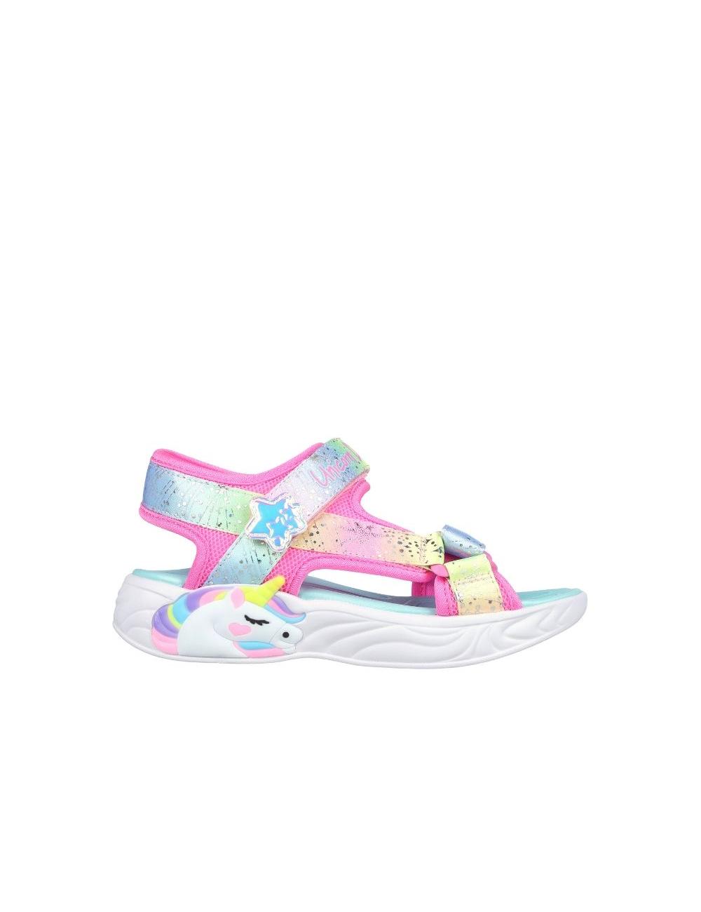 Sandalia de luces Skechers Unicorn Dreams 302682L | Calzados Primor