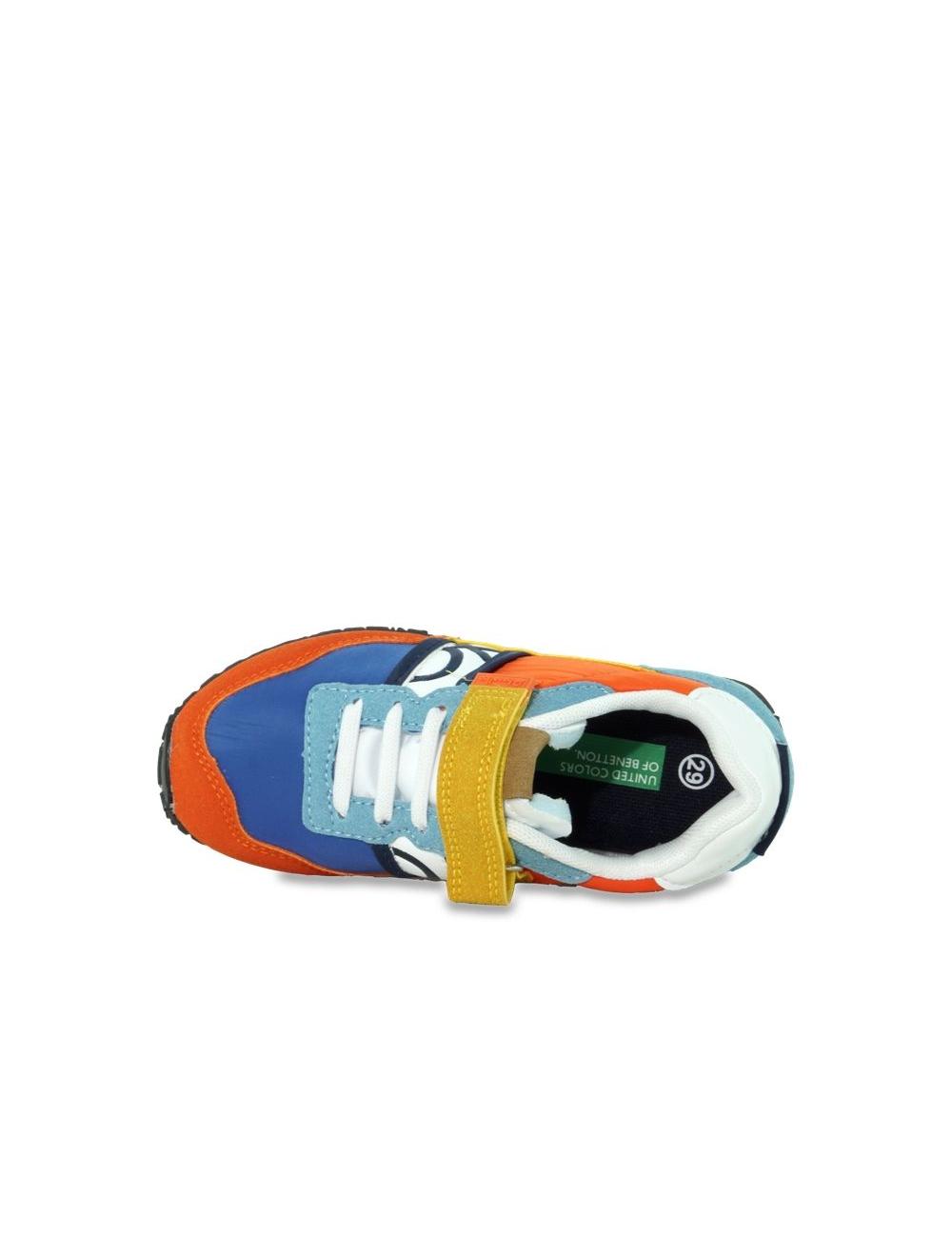 BENETTON PEGGY, Zapatillas deportivas para niños con velcro BTK313203