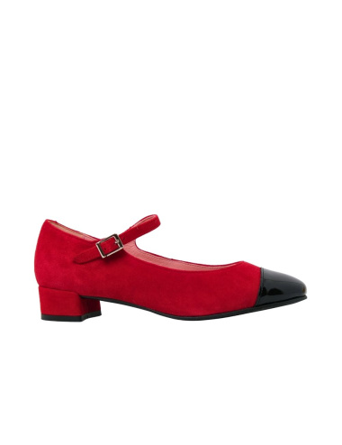 ESCOOLERS ZAPATO MARY JANE AFRODITA PUNTERA E2330 ROJO