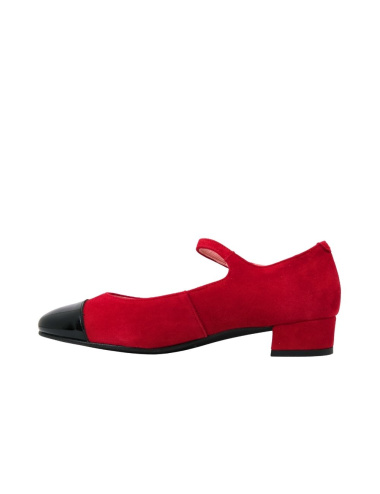 ESCOOLERS ZAPATO MARY JANE AFRODITA PUNTERA E2330 ROJO