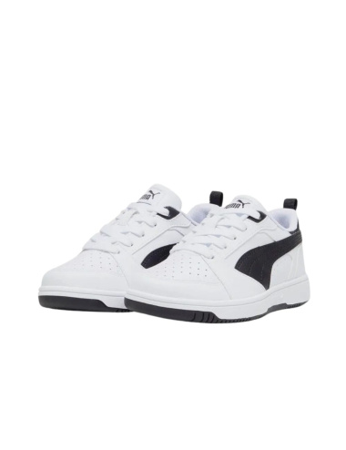 PUMA 393833 02 BLANCO-NEGRO ZAPATILLA DEPORTIVA REBOUND V6 LO RJ NIÑO