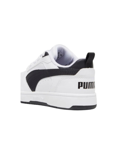 PUMA 393833 02 BLANCO-NEGRO ZAPATILLA DEPORTIVA REBOUND V6 LO RJ NIÑO