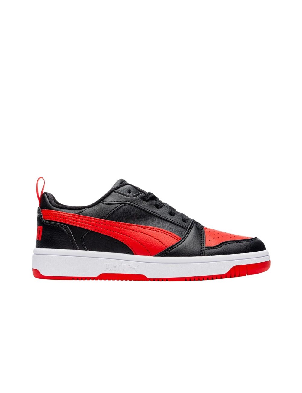 PUMA 393833 11 NEGRO-ROJO ZAPATILLA DEPORTIVA REBOUND V6 LO RJ NIÑO